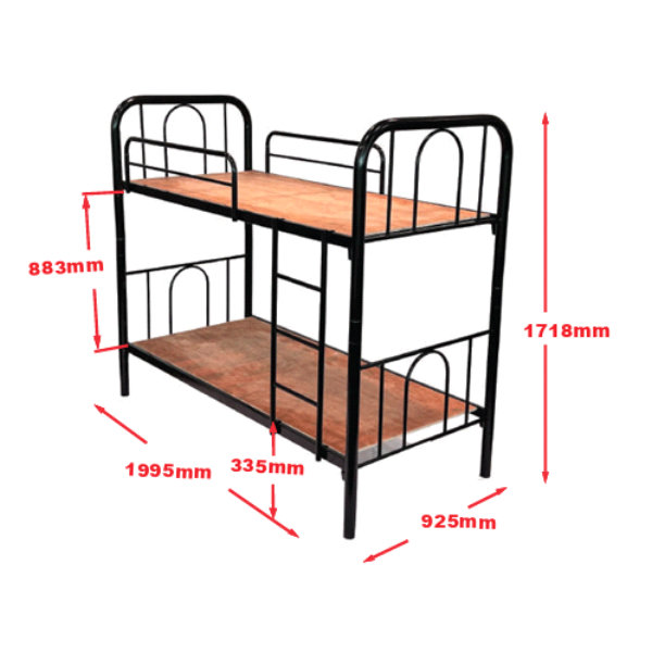 MODEL : 605 (PLYWOOD) DOUBLE DECKER BED FRAME