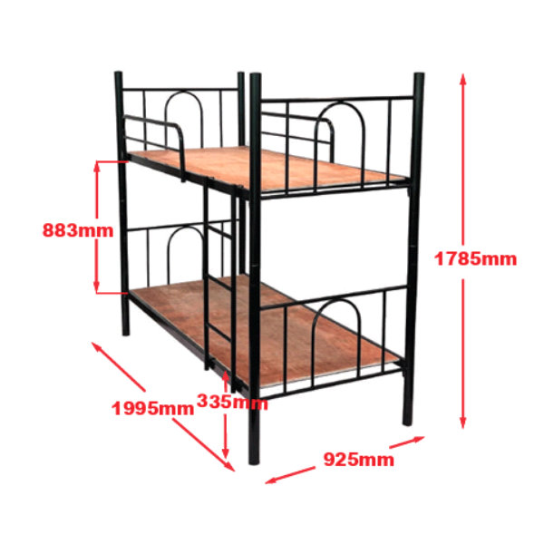 MODEL : 605H (PLYWOOD) DOUBLE DECKER BED FRAME