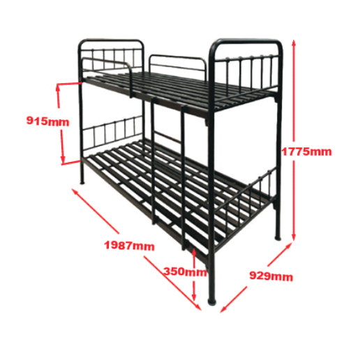 MODEL : 615 (U-BASE) DOUBLE DECKER BED FRAME
