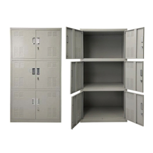 ASC-611 - 3 TIER METAL CABINET WITH LATCH LOCK