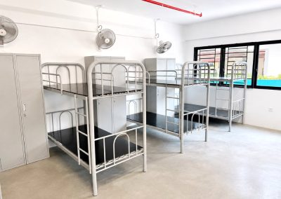 Model 605 U-Base Heavy Duty Double Decker Bed c/w HQPPB 2 pcs, ASL 1- 1 Door Metal Locker (Progressive - Bt Batok Dormitory)