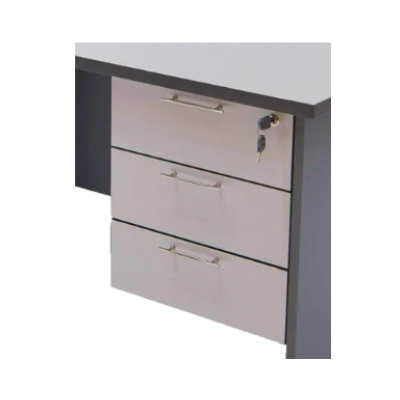 MODEL: FP3 FIXED PEDESTAL 3 DRAWER